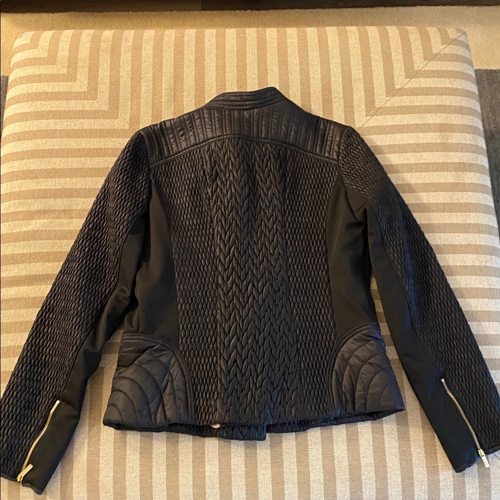 Laundry by Shelli Segal Black puffy jacket L - Picture 4 of 6